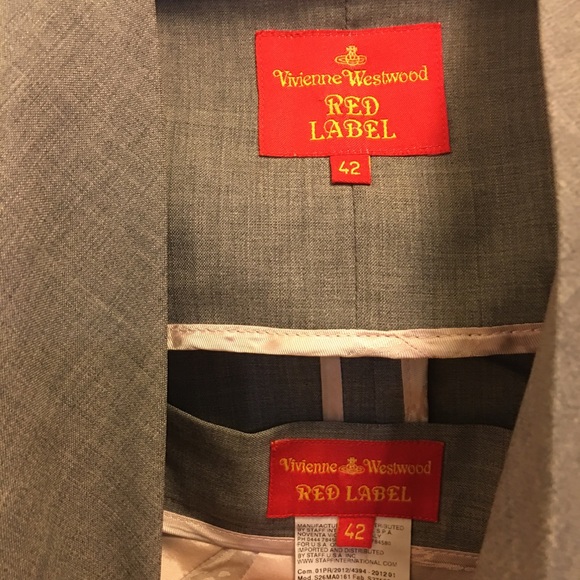 RARE BEAUTY Vivienne Westwood Red Label suit. Size IT 42 or 4/6 US - Picture 3 of 7